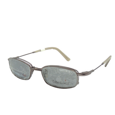 Easytwist CT 137 Gun Grey 20 Eyeglass Frames Polarized Clip On 50 18 135