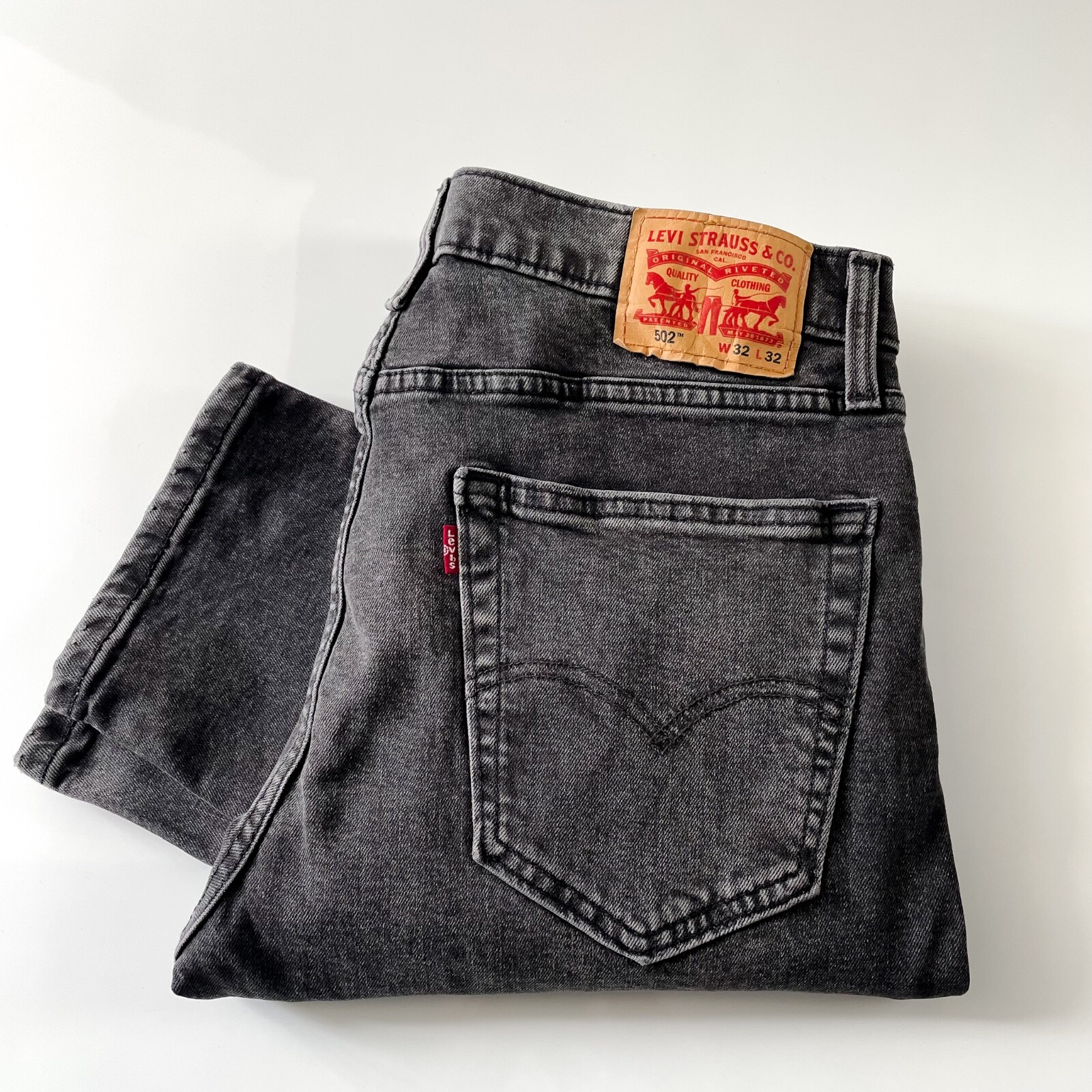 Levi's 502 Jeans Men's Regular Taper My Desire Black 29507 Levi's 502 Jeans Men's Regular Taper My Desire Black 29507