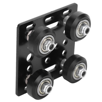 Compact V Type Gantry Plate For 3D Printer Aluminum Black UPP