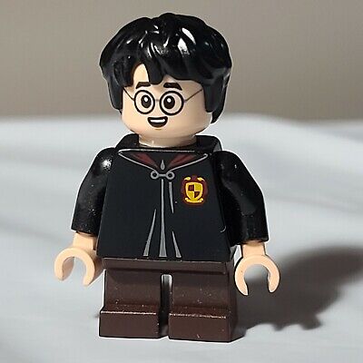 LEGO Minifigure HP247: Harry Potter, Black Torso Gryffindor Robe, Short Legs