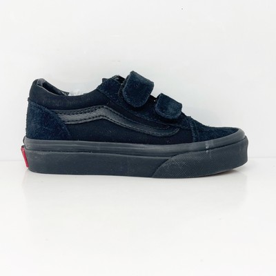 Vans Boys Off The Wall 721356 Черная повседневная обувь Кроссовки Размер 10,5