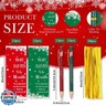Sayglossy 24 Set Employee Appreciation Gifts Bulk Thank You Motivational Ballpoint Ink Pens with Inspirational Cards for Christmas Office School Team Coworker Staff Teacher Students(Red Green)