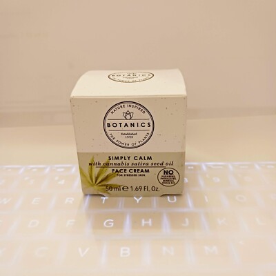 Botanics Simply Calm Hydrating Face Cream for Stressed Skin - 1.69 fl oz