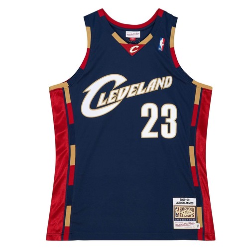 

АУТЕНТИЧНАЯ ФУТБОЛКА NBA MITCHELL - NESS CLEVELAND CAVALIERS 08 ЛЕБРОН ДЖЕЙМС, Navy