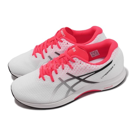 

Asics Lyteracer 4 2E Wide White Pink Мужские кроссовки для шоссейного бега 1011B350-110, Белый, Lyteracer 4 2e Wide