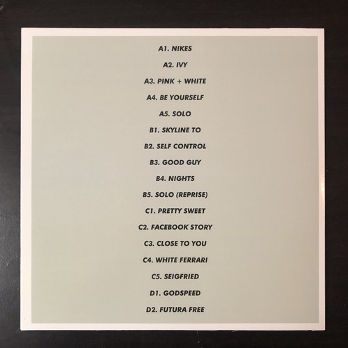 Frank Ocean - Blonde Vinyl Record - DAMAGED/WARPED - DECORATION ONLY