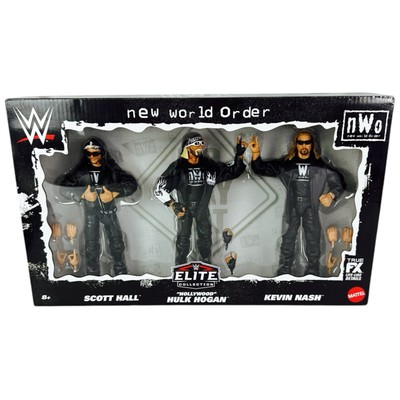 Mattel WWE Elite NWO 3 Pack Hulk Hogan Scott Hall Kevin Nash Walmart Exclusive