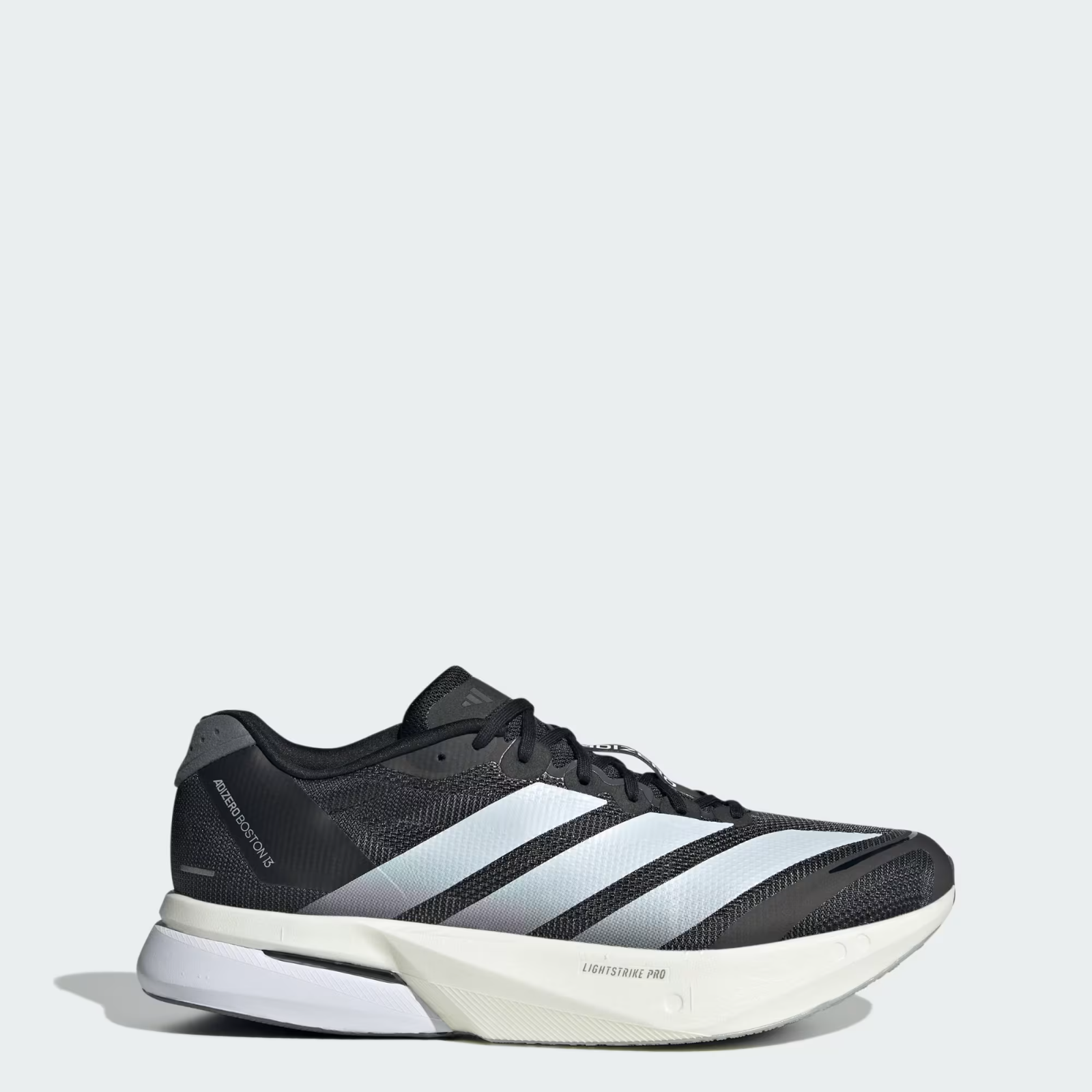 Adizero Boston 13 Men's Shoes in Black / Cloud White / Grey