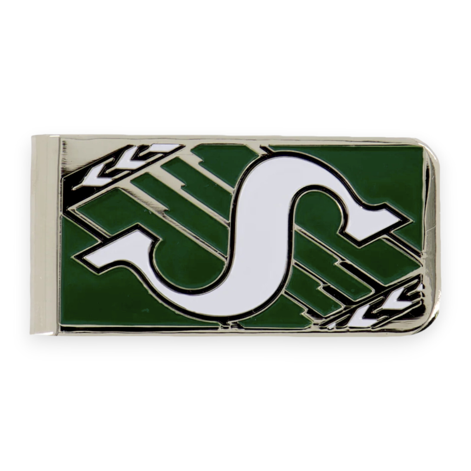 JF Sports CFL Saskatchewan Roughriders Team Logo Money Clip