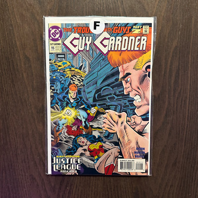 Guy Gardner #15: DC Comics (1993) F - Green Lantern, Justice League America