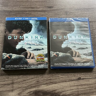 Dunkirk (Blu-ray/DVD, 2017, 2-Disc Set, Canadian) Brand New, Sealed w Slipcover