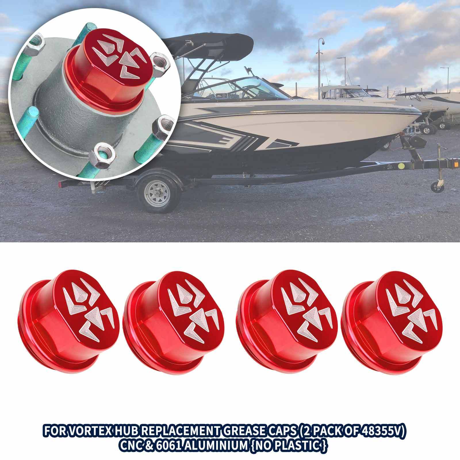 4x Hub Dust Caps For Vortex Replacement Tie Down 81143 48355V For