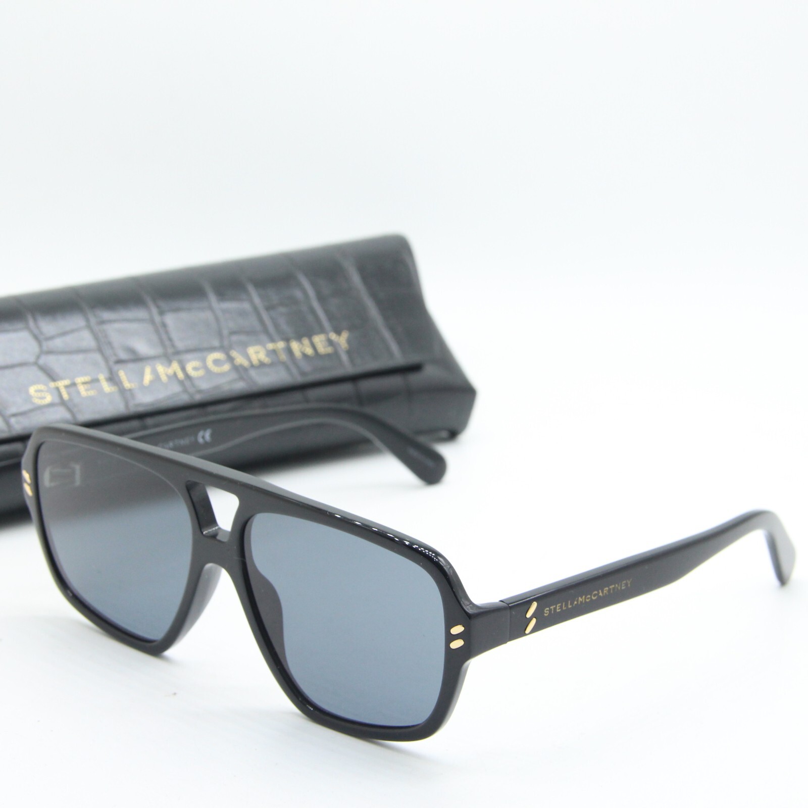 NEW STELLA MCCARTNEY SC40034I 01A BLACK GREY AUTHENTIC
