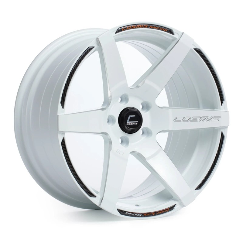 Cosmis Racing S1 White Wheel 18x10.5 +5mm 5x114.3