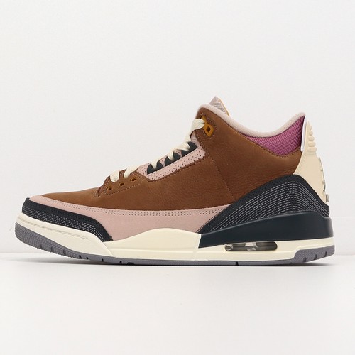 

Nike Air Jordan 3 Retro SE LEFT FOOT HEEL DEFECTED Men US9 Casual DR8869-200, Коричневый, Air Jordan 3 Retro Se