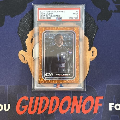 その他 topps star wars MOFF GIDEON autograph PSA 9 MINT 2023 Topps Star Wars MOFF GIDEON #9 ORANGE FOIL