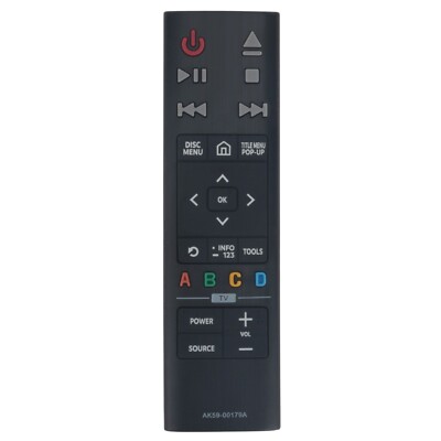 AK59-00179A Replace Remote Control Fit for Samsung Blu-ray Player UBD-K8500/ZA