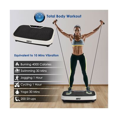 Hurtle Fitness Vibration Platform Machine - Home Gym Whole Body Shaker Exerci...