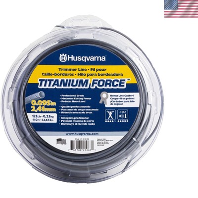 Titanium Force .095-Inch 140-Foot Trimmer Line - Professional Grade Efficiency