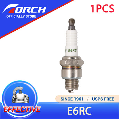 Genuine TORCH E6RC Copper Core Spark Plug Replace for NGK BR6HSA/ BR6HS