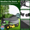 Premium Riding Lawn Mower Cover, Elechomes Heavy Duty 600D Polyester Oxford UV Protection Waterproof Windproof Universal Fits Decks Up to 60