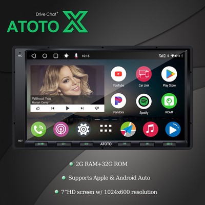 2-DIN For VW w/ Drivechat 7inch Wireless Carplay Stereo Head Unit Android 2G+32G