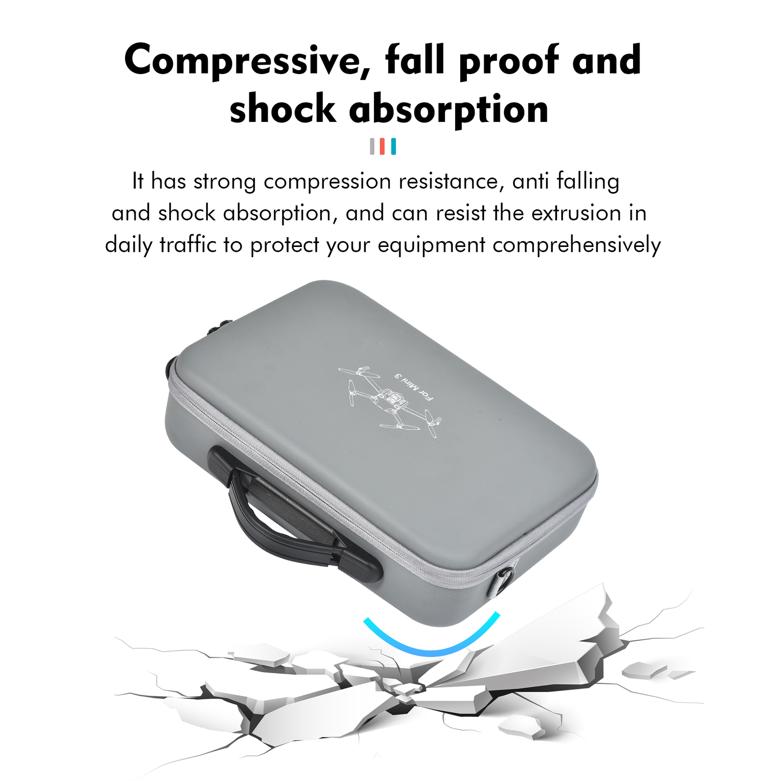 For DJI Mini 3 Pro Carrying Case Drone RC Accessories Travel Storage Bag Case