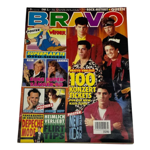 Vintage Bravo German Music Magazine,JAN 1991,Bruce Willis,MC Hammer,Nena,A-HA | eBay Vintage Bravo German Music Magazine,JAN 1991,Bruce Willis,MC Hammer,Nena,A-HA | eBay