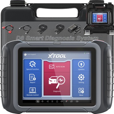 NEWEST XTOOL D8 Car Auto Diagnostic Scanner Tool E.CU Coding 38+Services CANFD