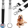 HRYYDS 2 Pack Dog Whistle, Dog Whistle to Stop Barking Neighbors Dog, Adjustable Ultrasonic Silent Dog Whistle, Professional Recall Dog Training Whistles, with Lanyard (Black and White)