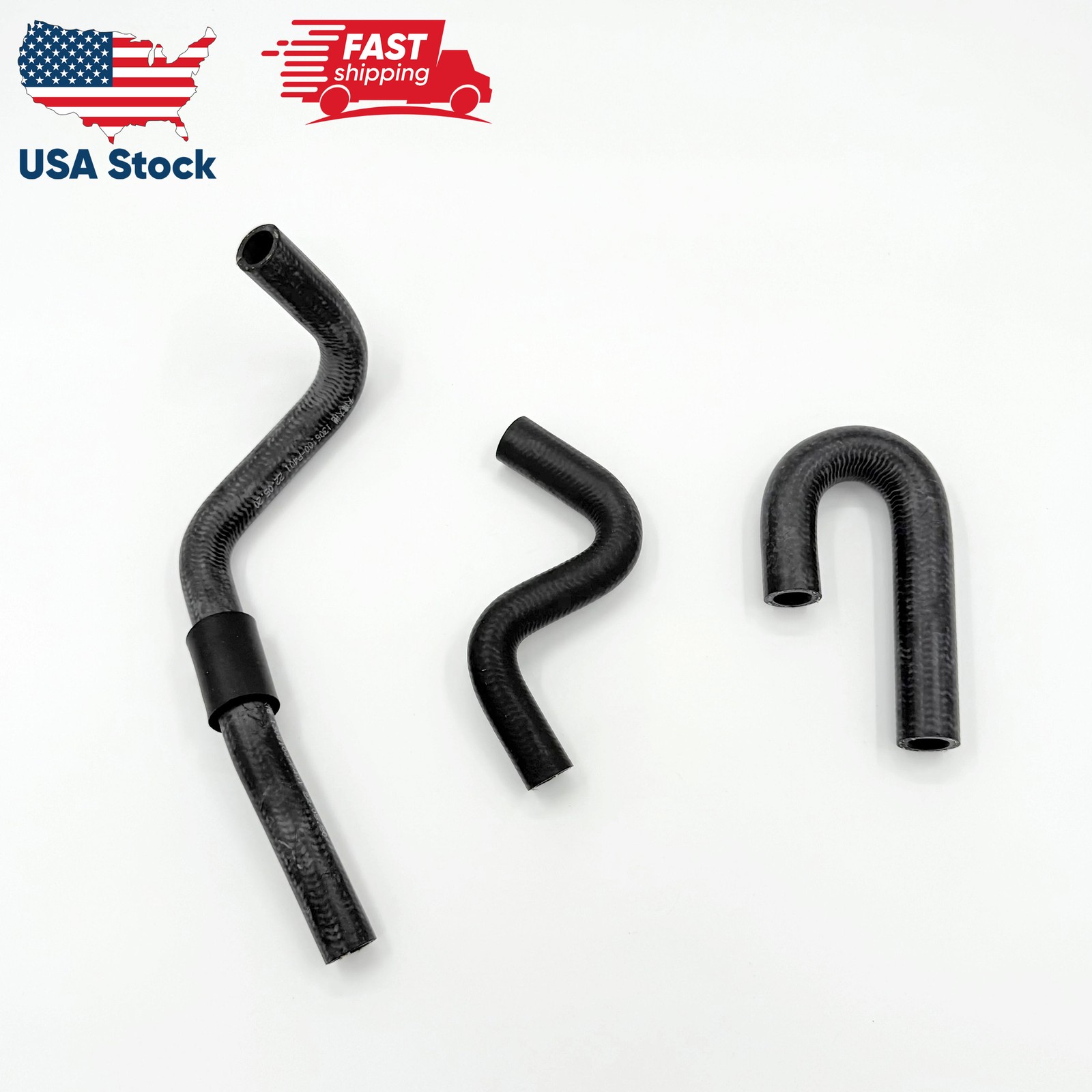 Set of 3 Hose Rubber EGR Cooler A + B + C for ISUZU NQR NRR NPR NPR-HD 4HK1 5.2L