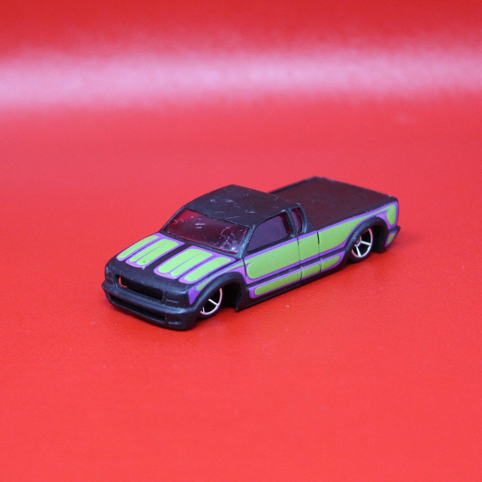 #173 Steel Flame Black Hw Mystery Car 1:64 Loose Oh5sp