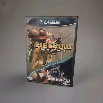Metroid Prime Game with Bonus Metroid Prime 2 Demo Game, Nintendo Gamecube