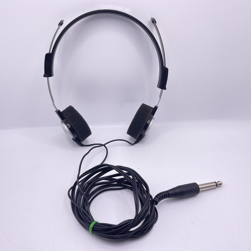 Vintage 1980s Radio Shack Archer Mono Monaural Headphones