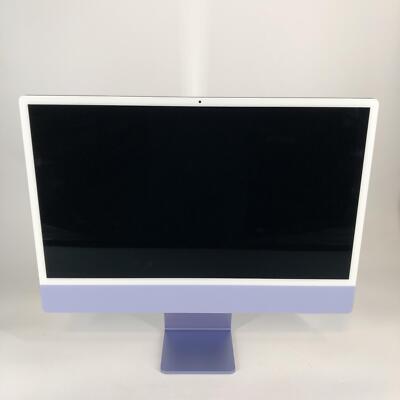 iMac 24 Purple 2021 3.2GHz M1 8-Core CPU/GPU 16GB 2TB SSD - Excellent w/ Bundle!
