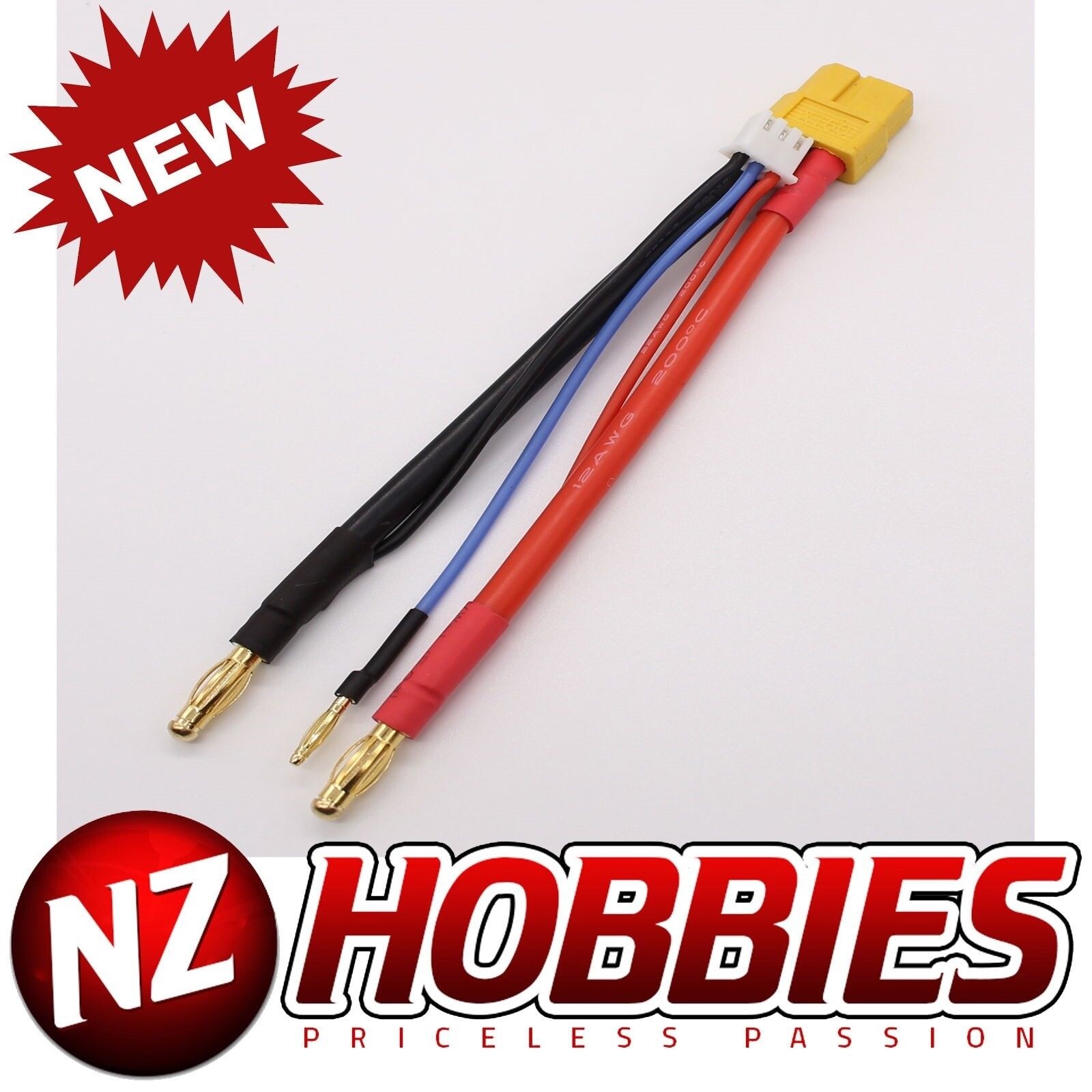 NZHOBBIES XT60 Lipo Charger Leads # NZ0073