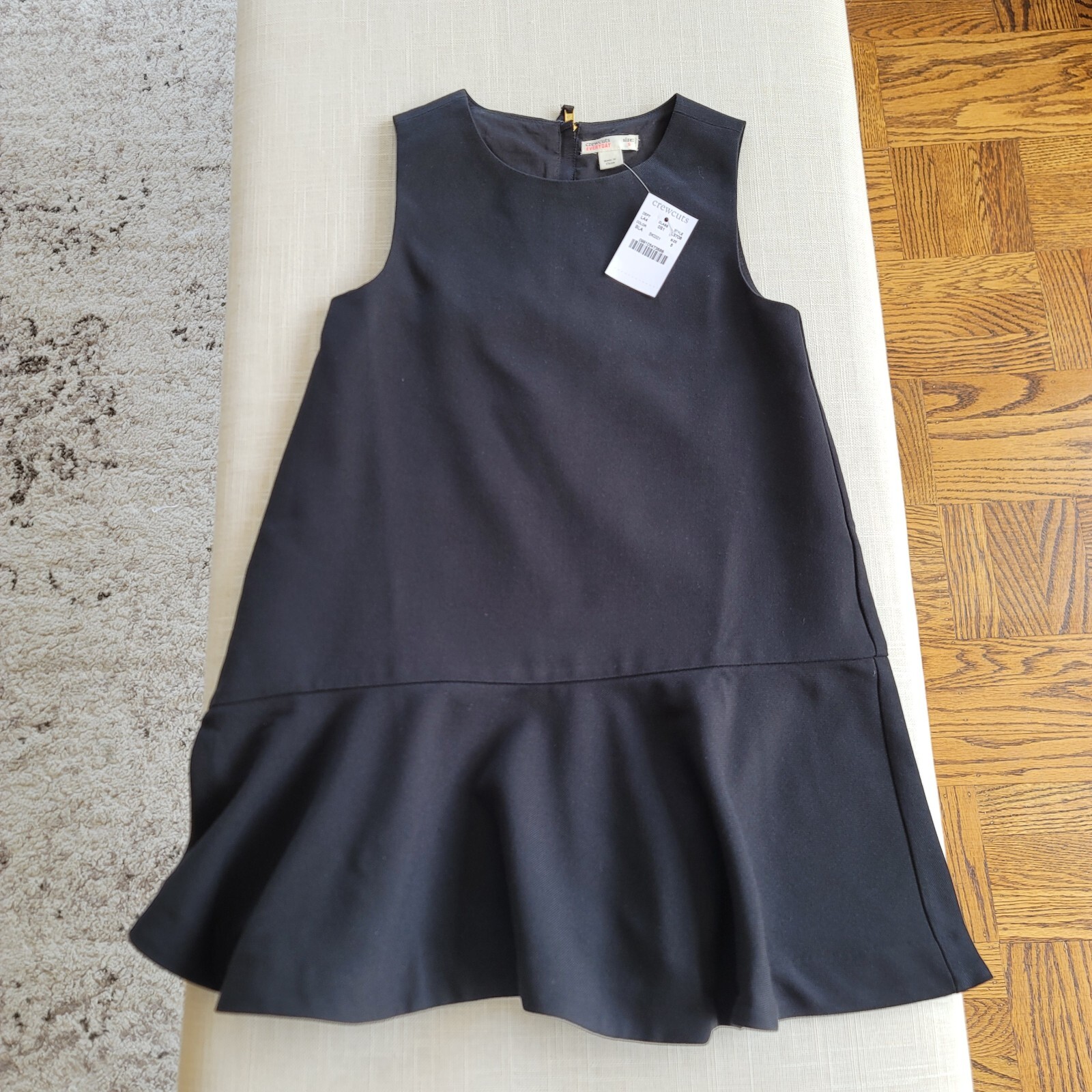 New! Crewcuts sz 5 Everyday Uniform Jumper Black Dress NWT