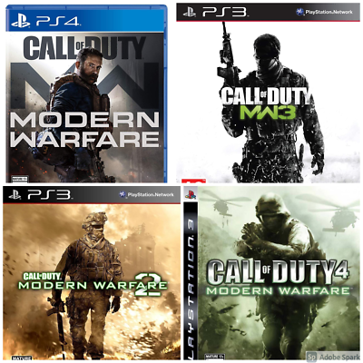 Call of Duty Modern Warfare PlayStation PS4 PS3 Games - Choose Your Game