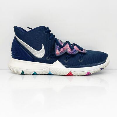 

Nike Boys Kyrie 5 AQ2456-900 Синие кроссовки для баскетбола Размер 5,5 лет, Синий, Kyrie 5