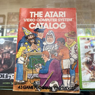 The Atari Video Computer System Catalog 43 Game Program Cartridges 1981 Brochure