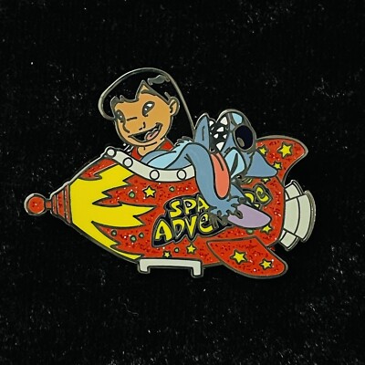 Chaser Loungefly Stitch Lilo Space Rocket Ship Blind Mystery Disney Chase Pin