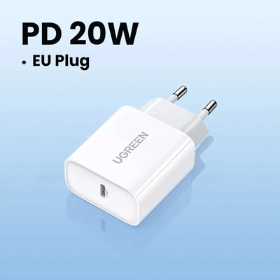 Ugreen PD 20W Fast USB C Charger Quick 4.0/3.0 for iPhone 14 13 Xiaomi Samsung