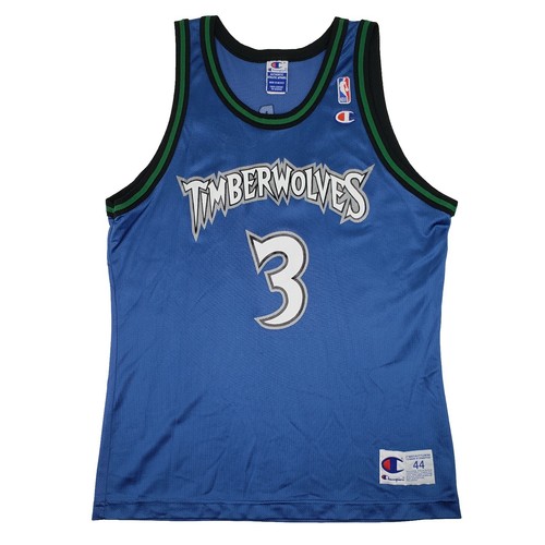ビンテージ 00s NBA starbury メンズL ユニフォーム　マーブリー Vintage Champion Stephen Marbury Minnesota Timberwolves