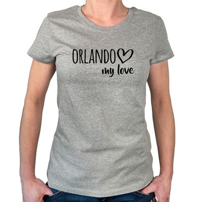 Damen T-Shirt Orlando my love Geschenkidee Orlando Geschenk Präsent Mitbringsel