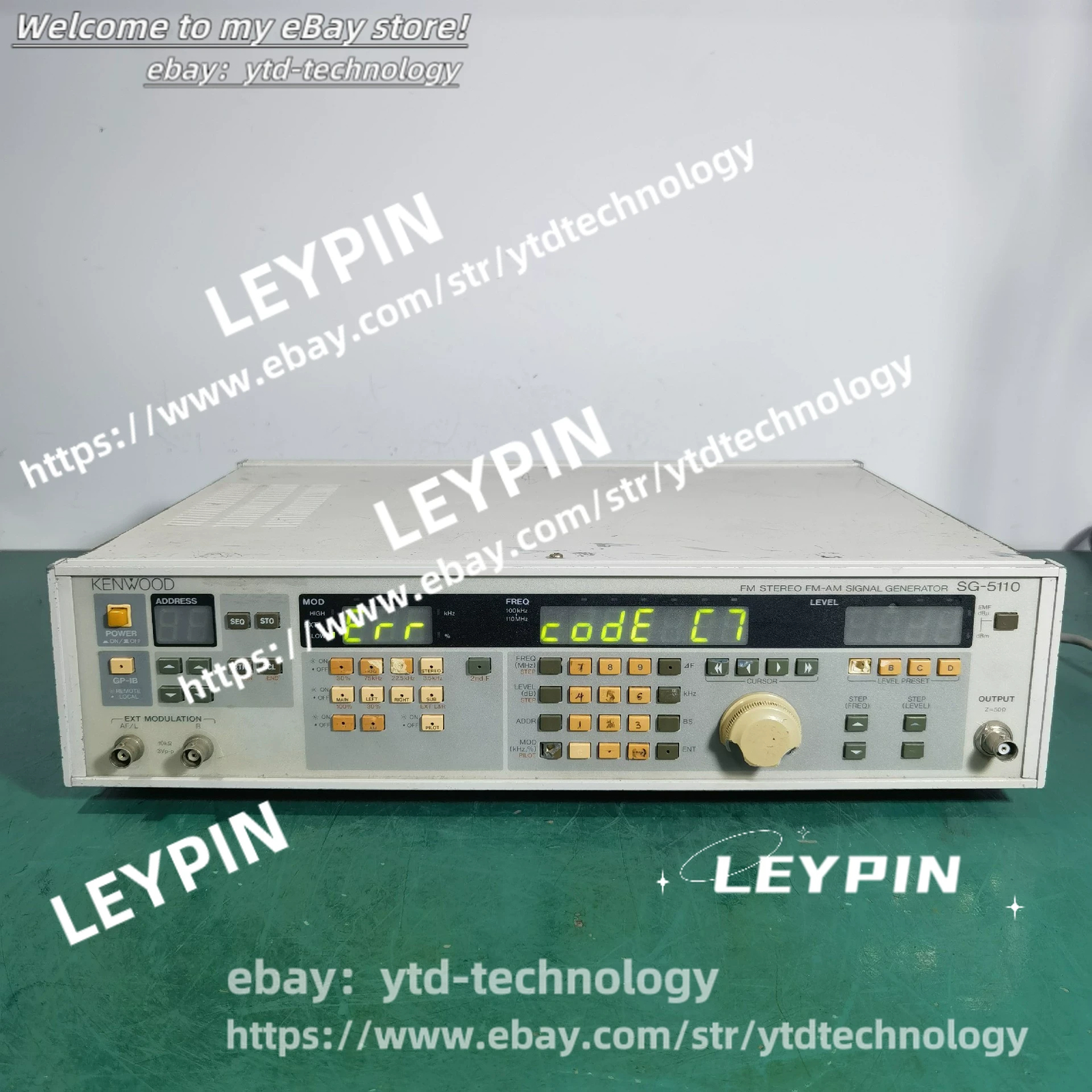 TEXIO/KENWOOD 標準信号発生器　SG-7130 Yahoo!オークション - 【1T0907-8】 KENWOOD ケンウッド SIGNAL