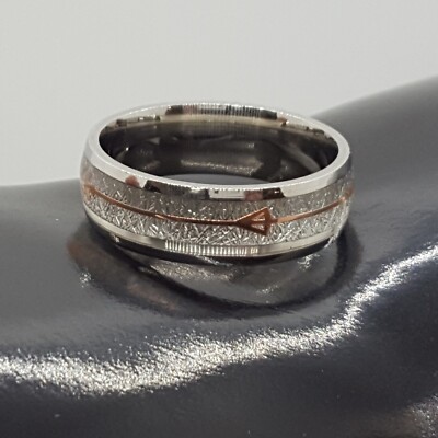 FASHION RING TUNGSTEN WEDDING BAND 8MM FIBER GEAR CARBIDE Men/Women Size 6-13#51