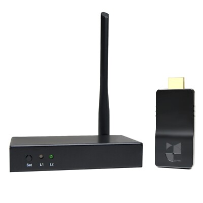 Full House Coverage Wireless HDMI Extender 196ft 1080P Transmitter& Receiver Kit