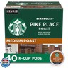 Starbucks Medium Roast K-Cup Coffee Pods — Pike Place for Keurig Brewers — 1 box (40 pods)