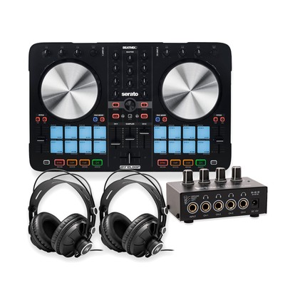 Reloop Beatmix 2 MK2 Bundle with Knox Gear Closed Back Headphones Pair