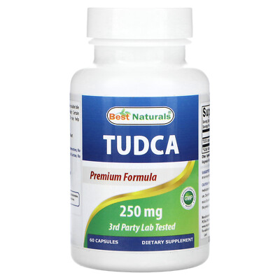 TUDCA, 250 mg, 60 Capsules